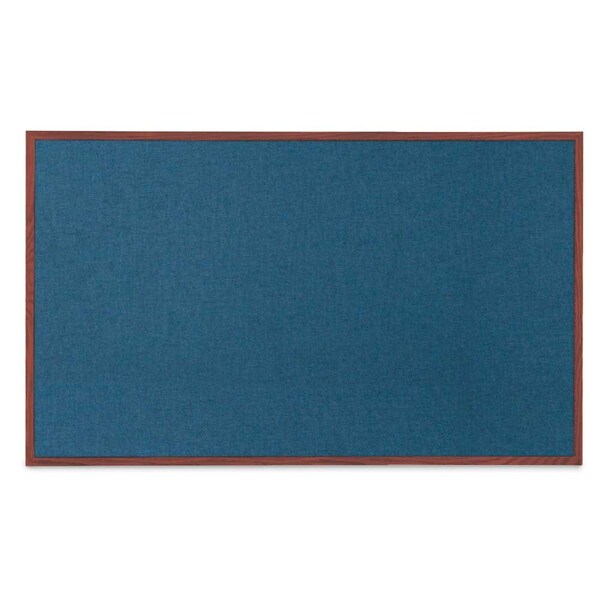 Combo Board, 36"x24", Black Frame/White Porcelain & Rubber
